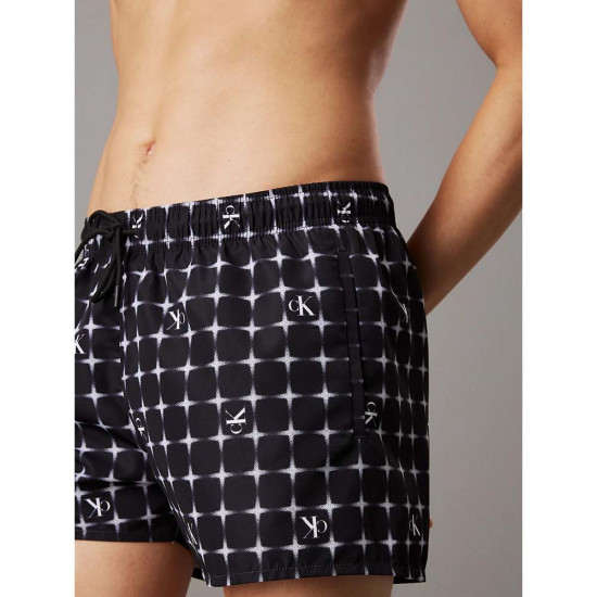 Calvin Klein Ανδρικό μαγιό Short Drawstring Swim Shorts - CK Monogram